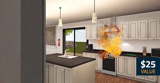 Fire Extinguisher Response:  Home Scenario